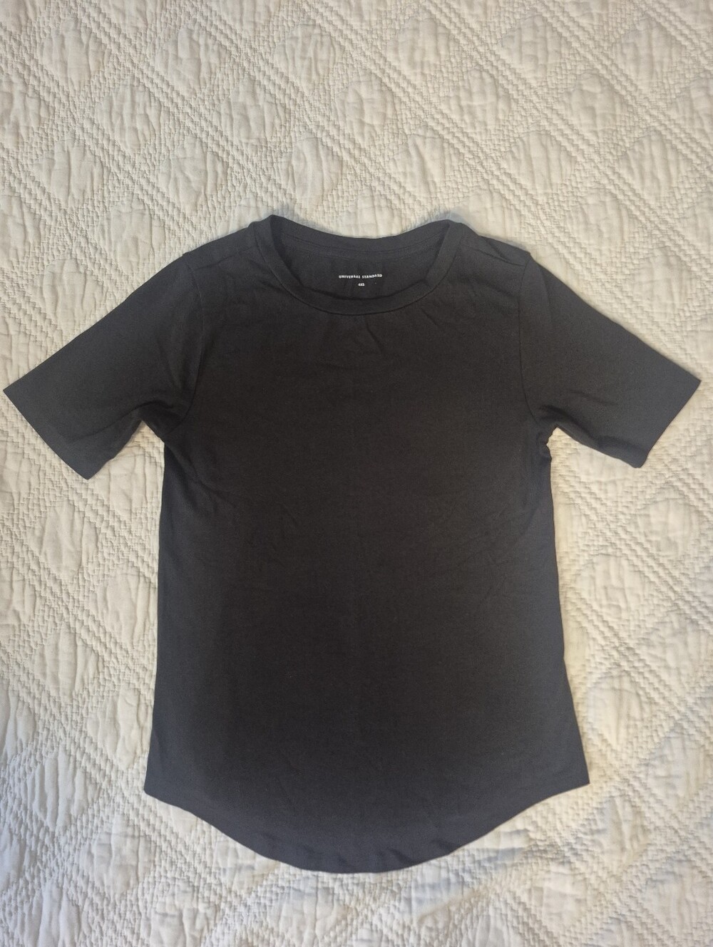 Universal Standard Tee Rex Black Crewneck Tee 4XS 00-0 NWOT